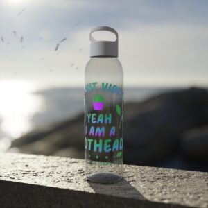 Plant Vibes Official Sky Water Bottle Yeah I am a Pothead